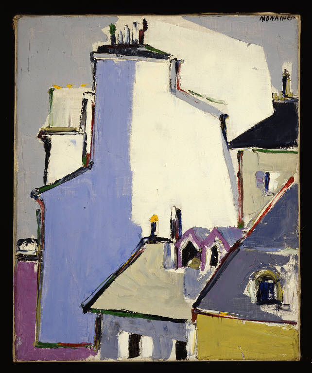 Muri ciechi di Parigi (dipinto) di Monachesi, Sante (sec. XX)