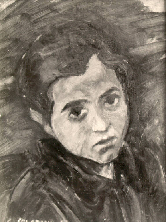 Figura di bambino (dipinto) di Salodini Carlo (prima metà sec. XX)