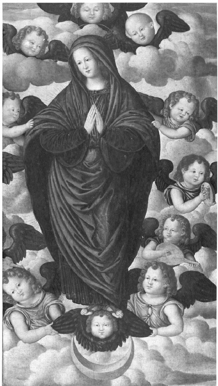 Madonna in gloria (dipinto) - ambito lombardo (sec. XVI)