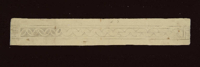 MOTIVO DECORATIVO PER MANIGLIA (disegno) di Bagatti Valsecchi Fausto; Bagatti Valsecchi Giuseppe (secc. XIX/ XX)