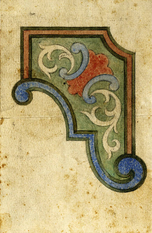 MOTIVO DECORATIVO PER CORNICE (disegno) di Bagatti Valsecchi Fausto; Bagatti Valsecchi Giuseppe (secc. XIX/ XX)