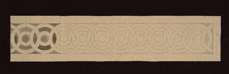 MOTIVO DECORATIVO GEOMETRICO (disegno) di Bagatti Valsecchi Fausto; Bagatti Valsecchi Giuseppe (secc. XIX/ XX)