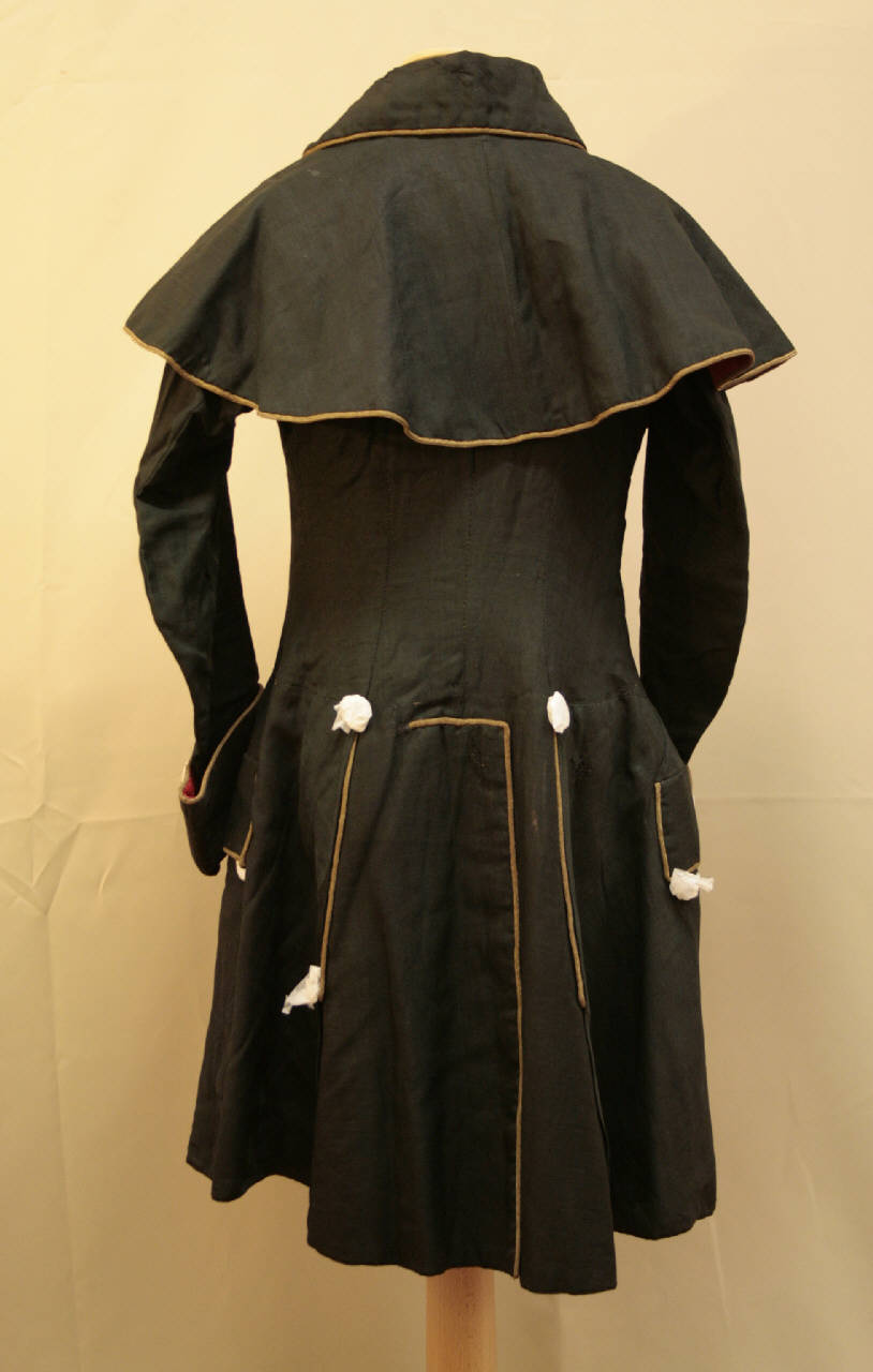 soprabito maschile - manifattura italiana (metà sec. XIX)