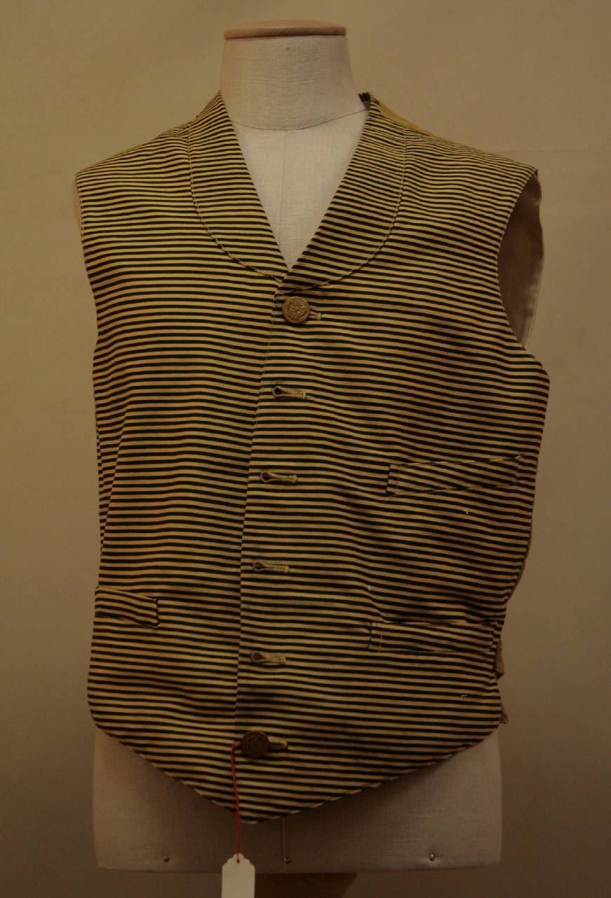 gilè maschile - manifattura italiana (fine/ inizio secc. XIX/ XX)