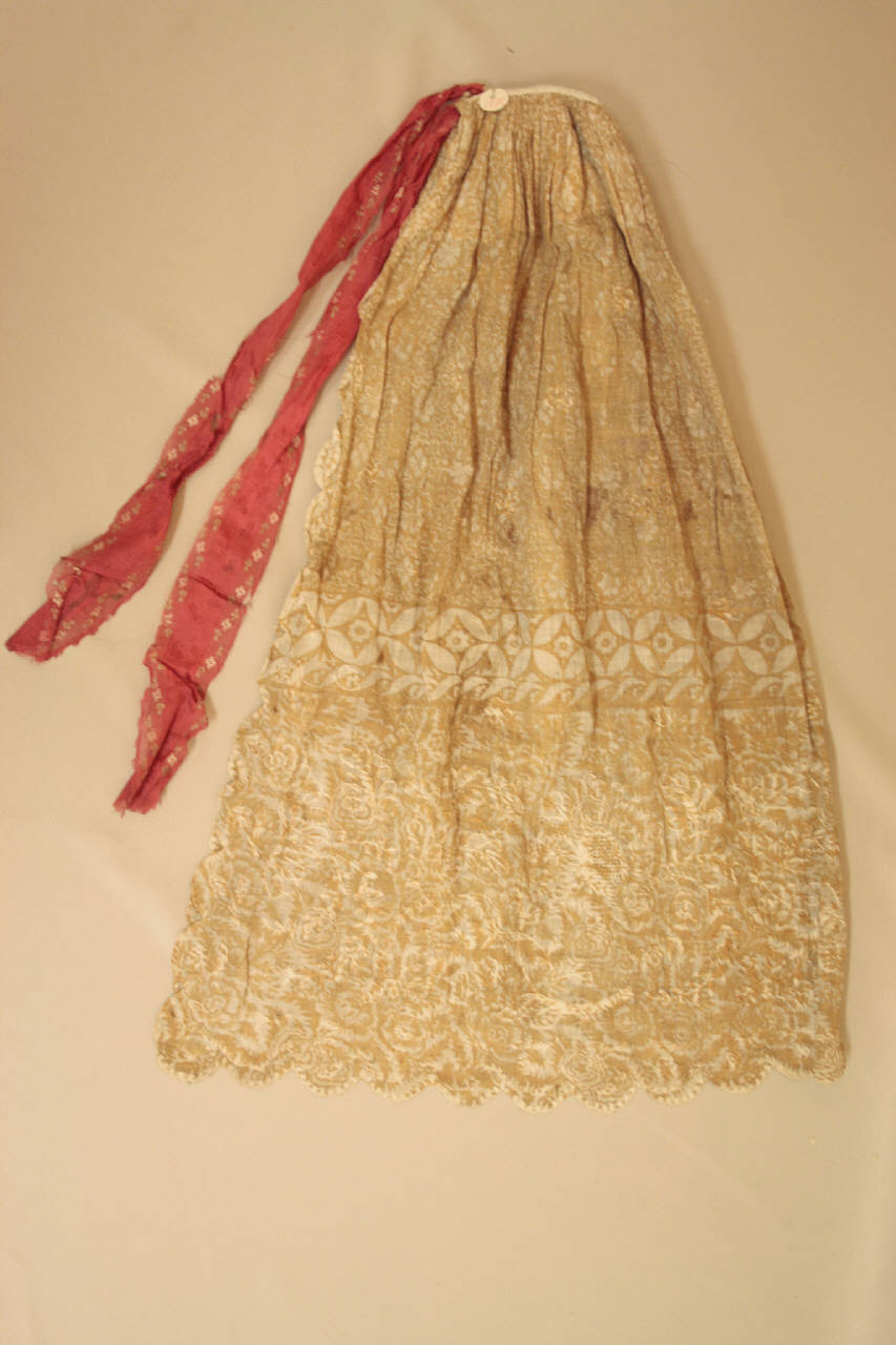 grembiule - manifattura italiana (prima metà sec. XX)