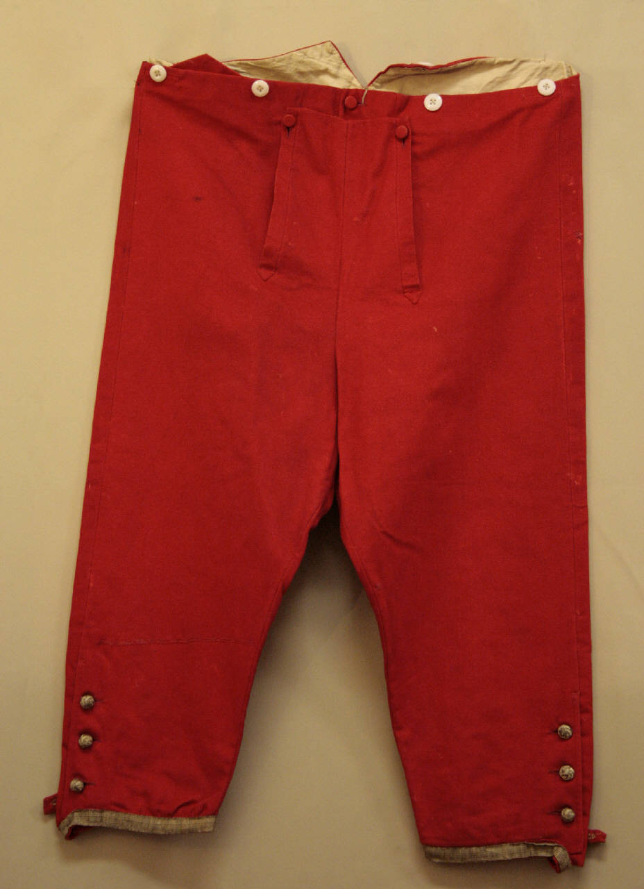 calzoni maschili - manifattura italiana (seconda metà sec. XIX)