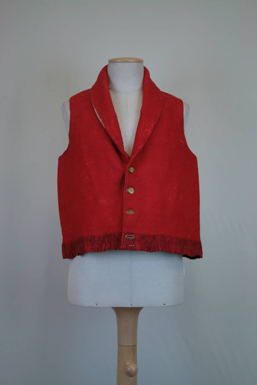 gilè maschile - manifattura italiana (primo quarto sec. XIX)