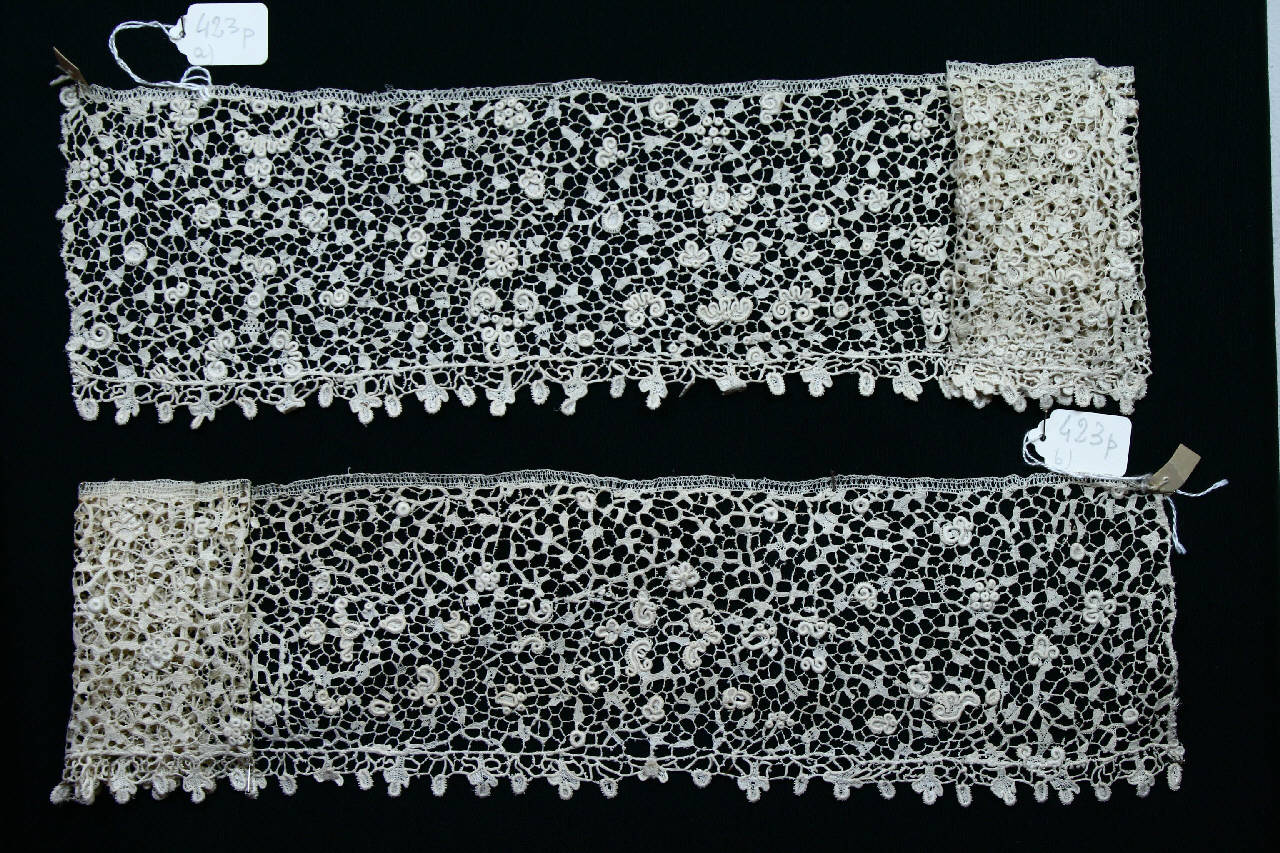 bordo - manifattura francese||manifattura di Alençon (secondo quarto sec. XIX)