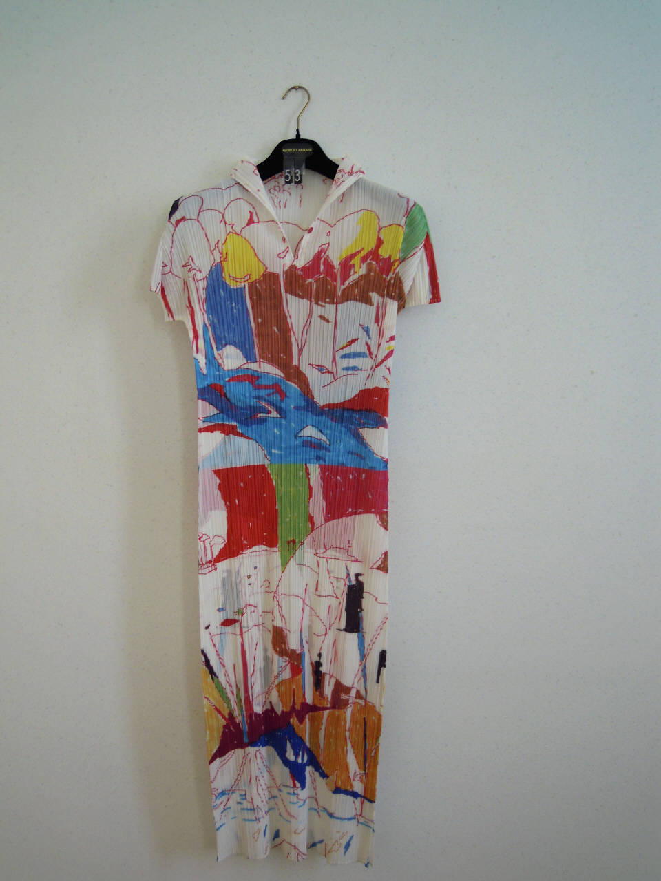 abito femminile di Pleats Please | Issey Miyake (fine/ inizio secc. XX/ XXI)