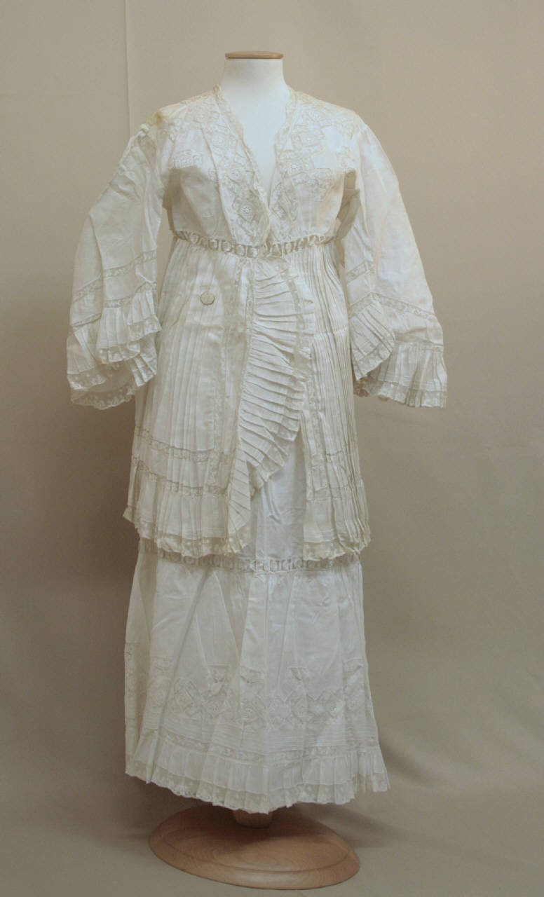 vestaglia da camera femminile - manifattura Italia settentrionale (inizio sec. XX)