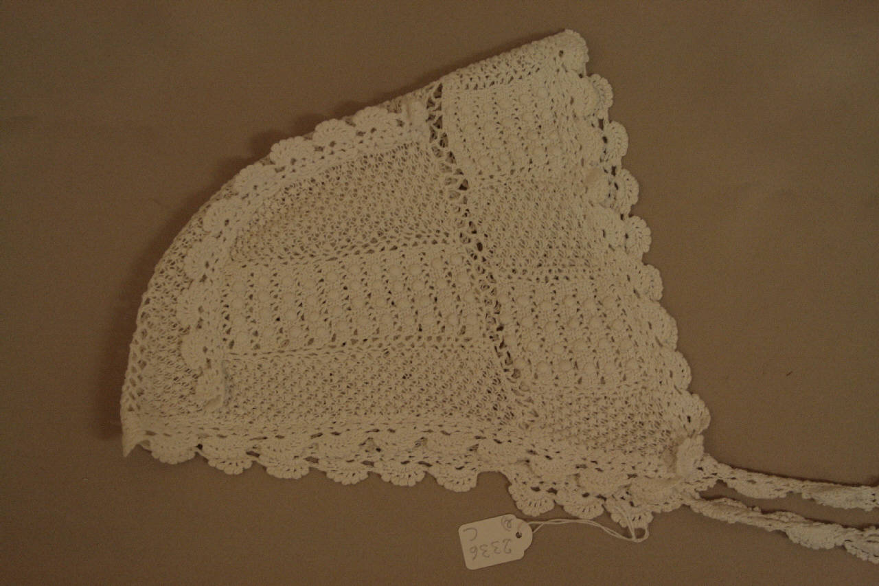 cuffia - manifattura lombarda (ultimo quarto sec. XIX)