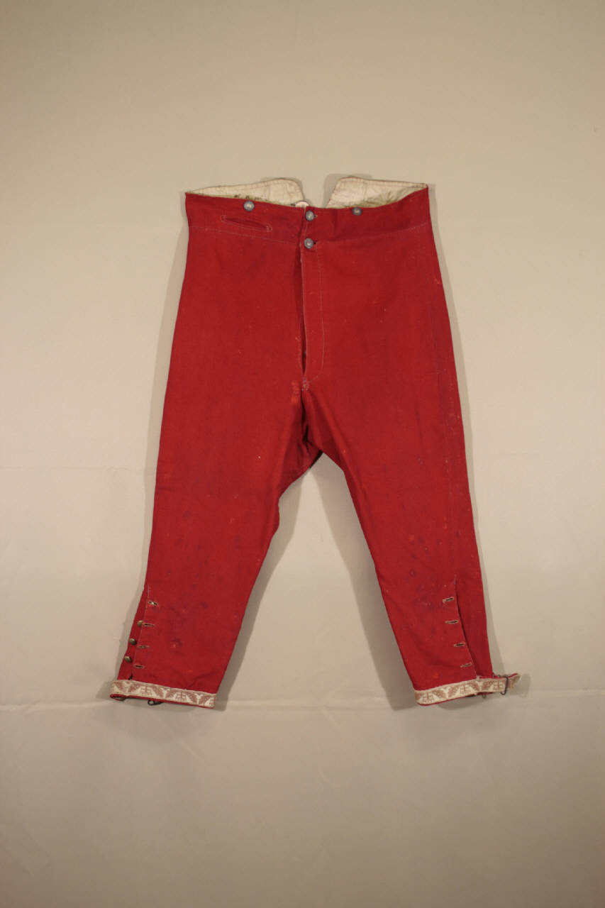 calzoni - manifattura italiana (metà sec. XIX)