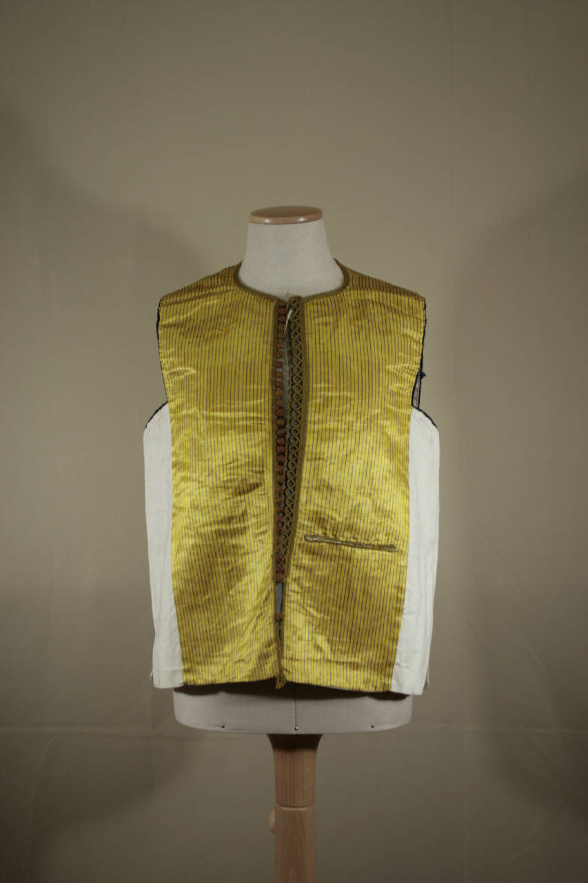 gilè maschile - manifattura italiana||manifattura ottomana-maghrebina (ultimo quarto sec. XIX)