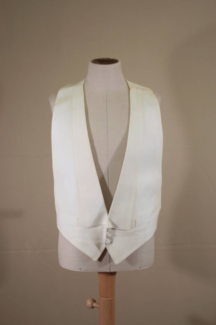 gilè maschile - manifattura italiana (metà sec. XX)