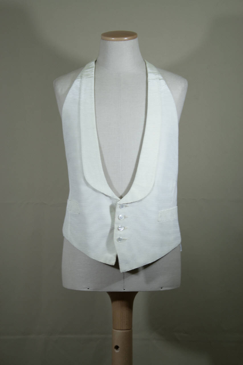 gilè maschile - manifattura italiana (secondo quarto sec. XX)