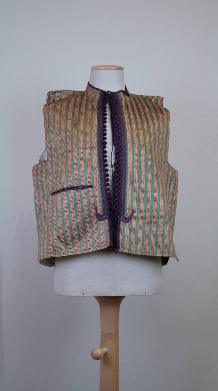 gilè maschile - manifattura ottomana-maghrebina||manifattura balcanica (ultimo quarto sec. XIX)