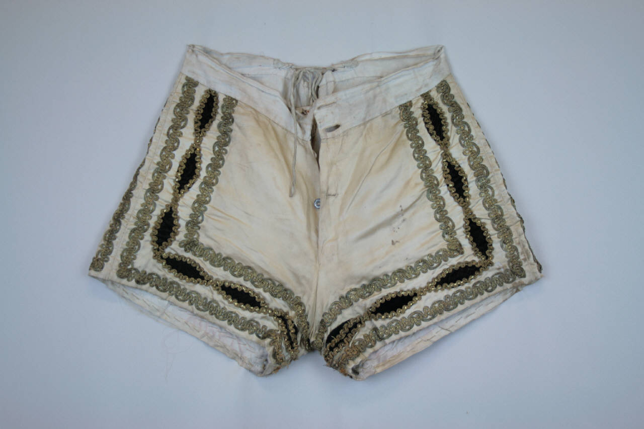 calzoni maschili - manifattura italiana (ultimo quarto sec. XIX)