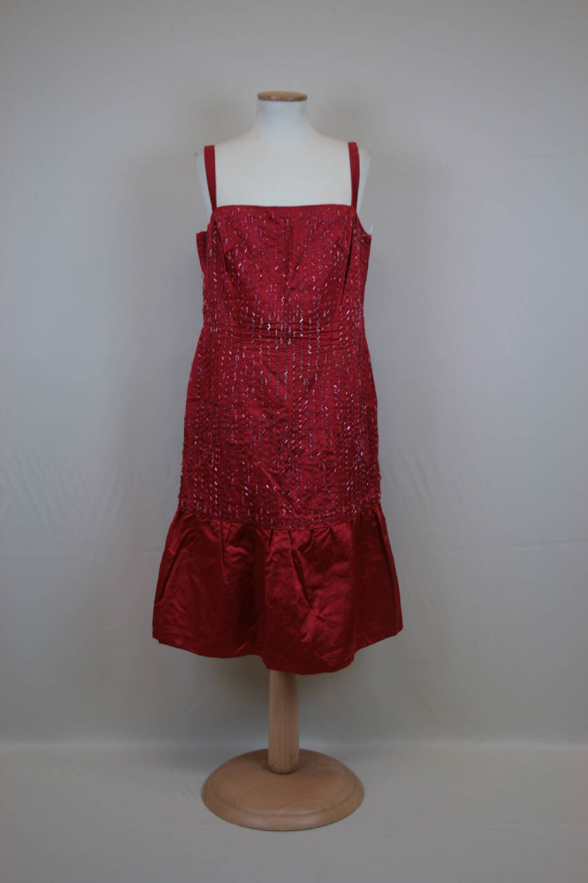 abito femminile - manifattura italiana (terzo quarto sec. XX)