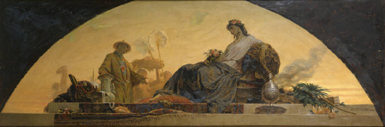 Asia, Asia (dipinto) di Giuliano, Bartolomeo; Bignami, Osvaldo (terzo quarto||inizio sec. XIX||sec. XX)