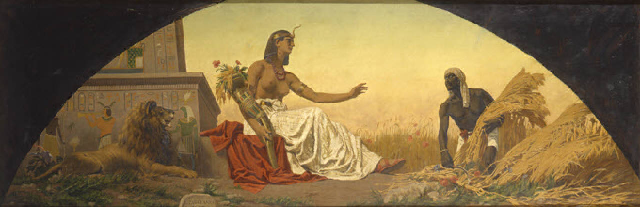 Africa, Africa (dipinto) di Pagliano, Eleuterio; Bignami, Osvaldo (terzo quarto||inizio sec. XIX||sec. XX)