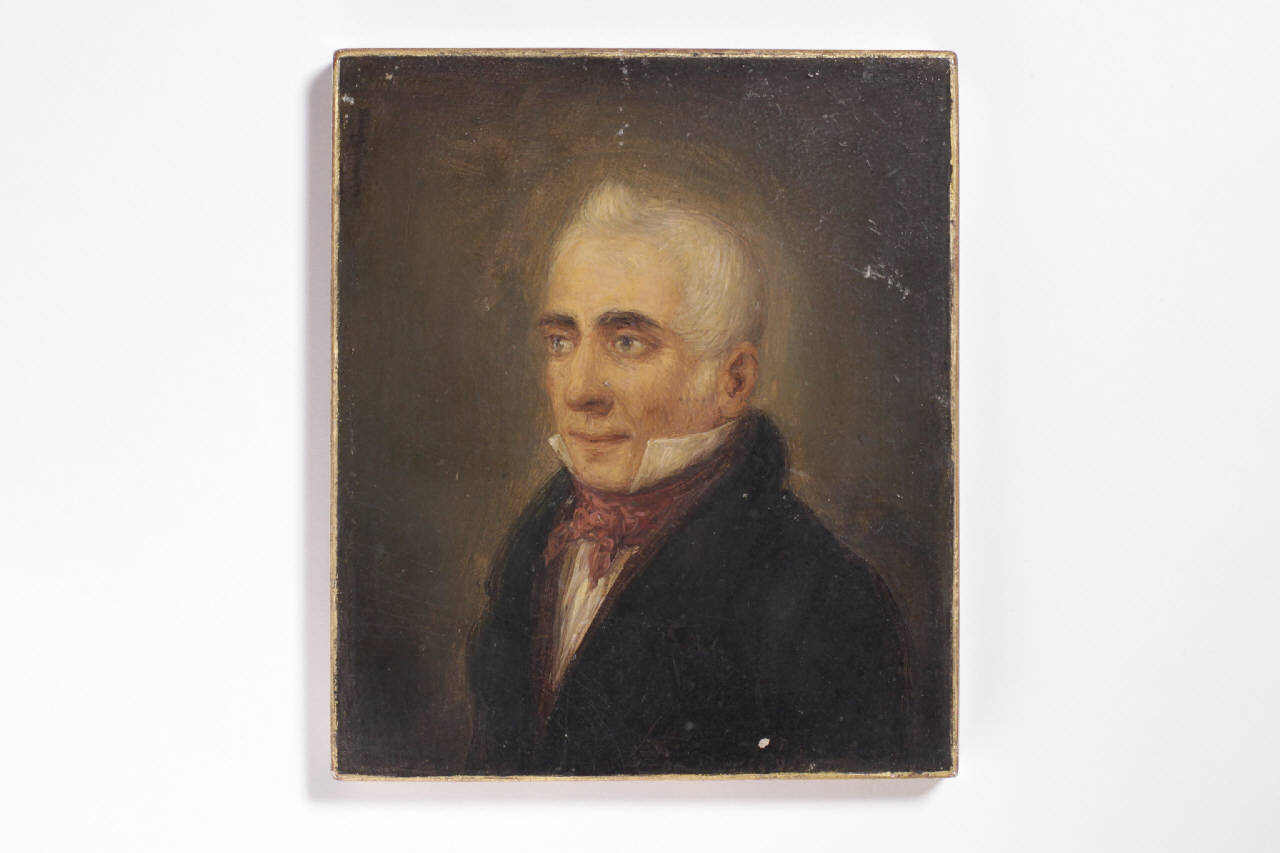 Ritratto di Giuseppe Porta, Ritratto di Giuseppe Porta. Il padre del poeta (1728-1822). (dipinto) - scuola lombarda (fine sec. XVIII)