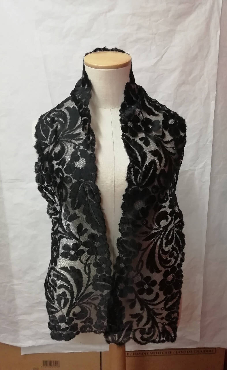 sciarpa - manifattura italiana (ultimo quarto sec. XIX)