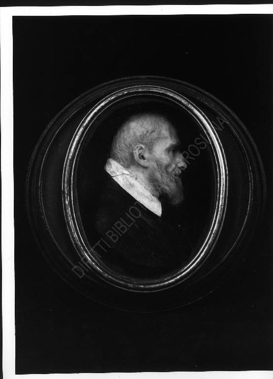 ritratto di San Filippo Neri (medaglione devozionale) - scuola Italiana (sec. XVI)