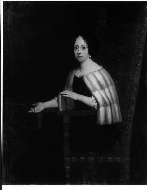 Ritratto di Elena Cornelia Piscopia, RITRATTO FEMMINILE (dipinto) - scuola lombarda (seconda metà sec. XVII)