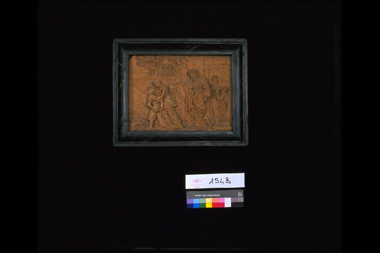 RIPUDIO DI AGAR (rilievo scultoreo) - scuola milanese (sec. XVII)