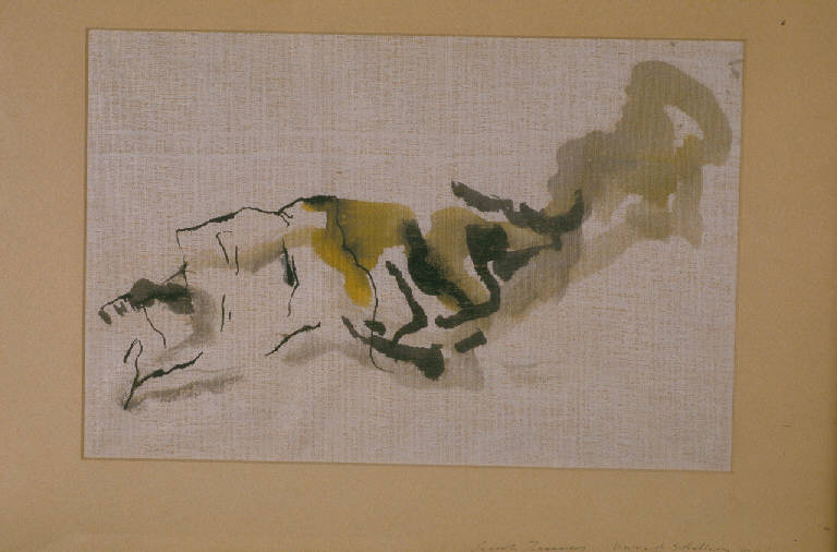 Diario di Gibellina 15/1/1970, paesaggio (dipinto) di Treccani Ernesto (sec. XX)