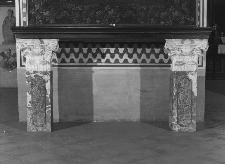 mensa d'altare - manifattura lombarda (sec. XVII)