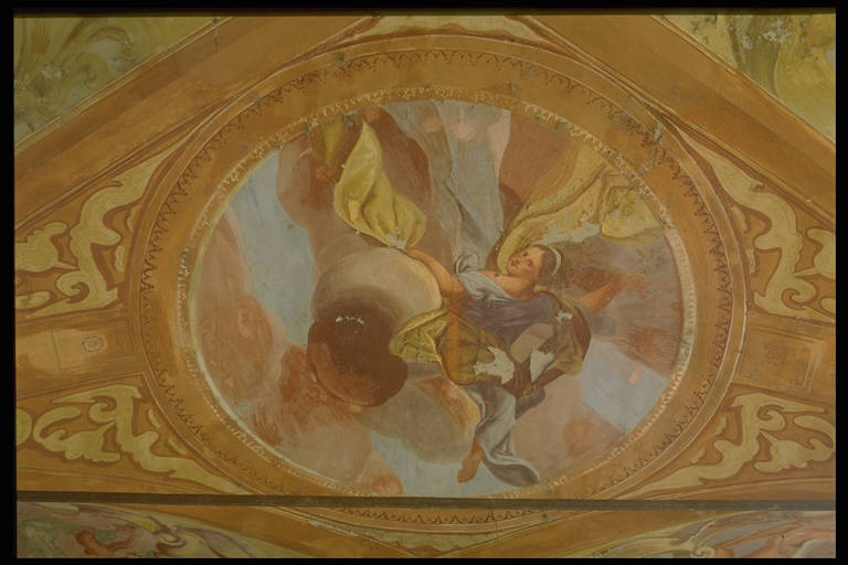 FIGURA FEMMINILE (dipinto murale) di Mazzoccoli Francesco (sec. XVIII)