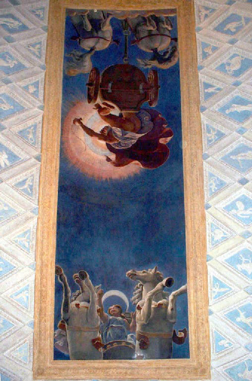 Carro del Sole e della Luna (decorazione plastico-pittorica) di Primaticcio Francesco; Giulio Romano (attr.; e aiuti) (secondo quarto sec. XVI)