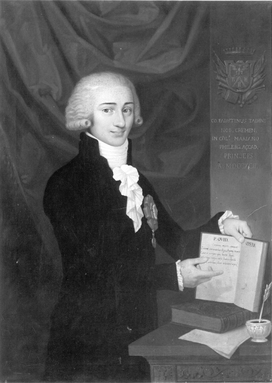 Ritratto di Faustino Tadini (dipinto) di Frisoni Luigi (fine sec. XVIII)