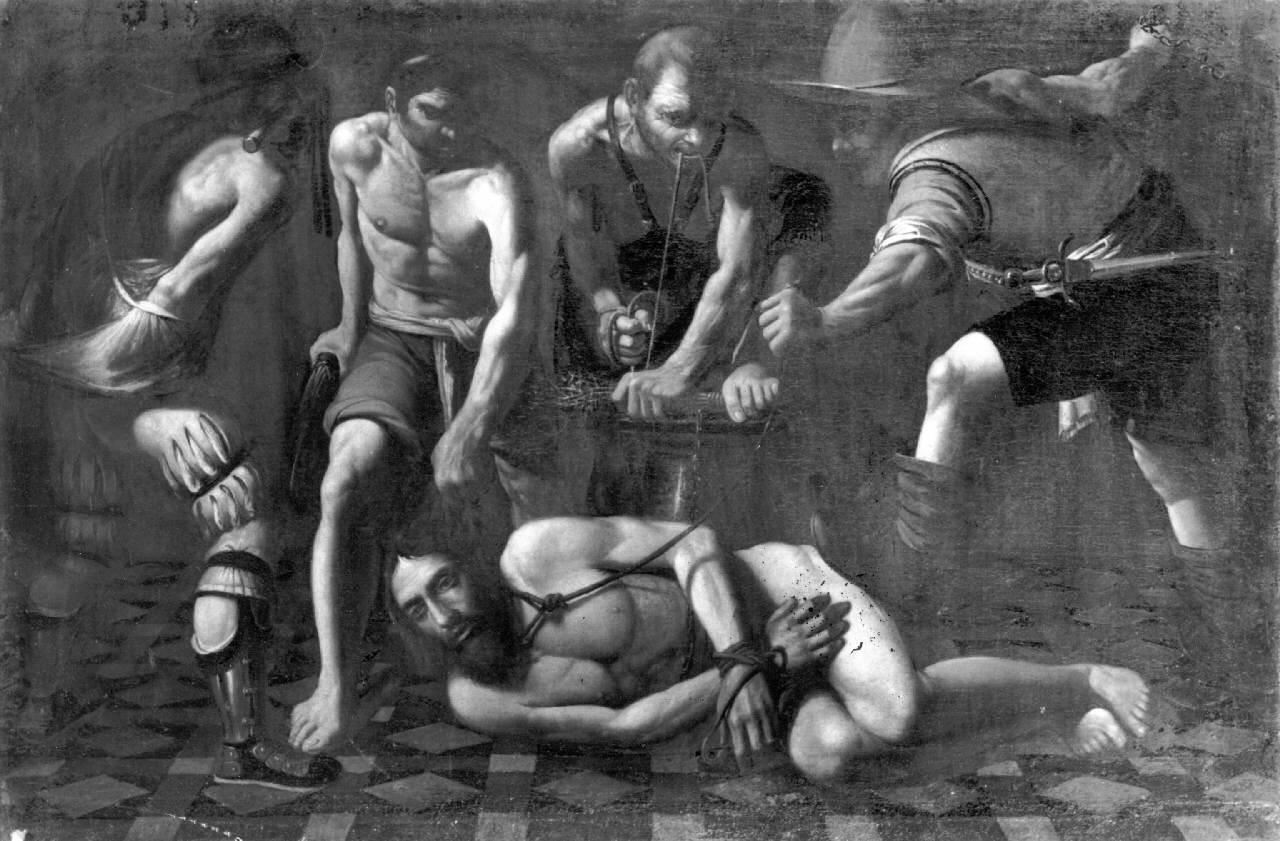 Flagellazione di Cristo (dipinto) - pittore caravaggesco (prima metà sec. XVII)