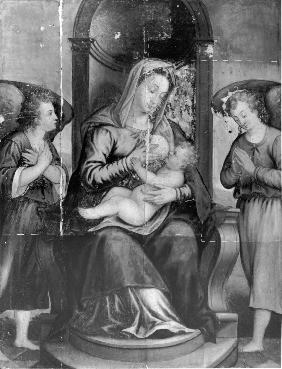 Madonna del latte (dipinto) - scuola veneta (prima metà sec. XVI)