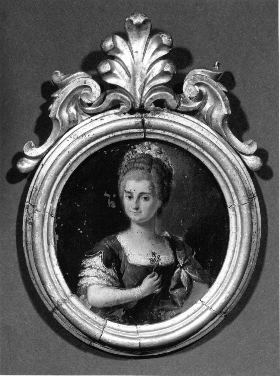 Ritratto femminile (dipinto) - scuola lombarda (sec. XVIII)