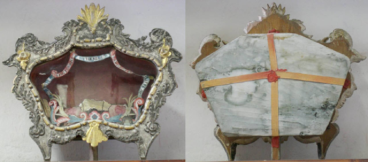 reliquiario - produzione italiana (sec. XVIII)