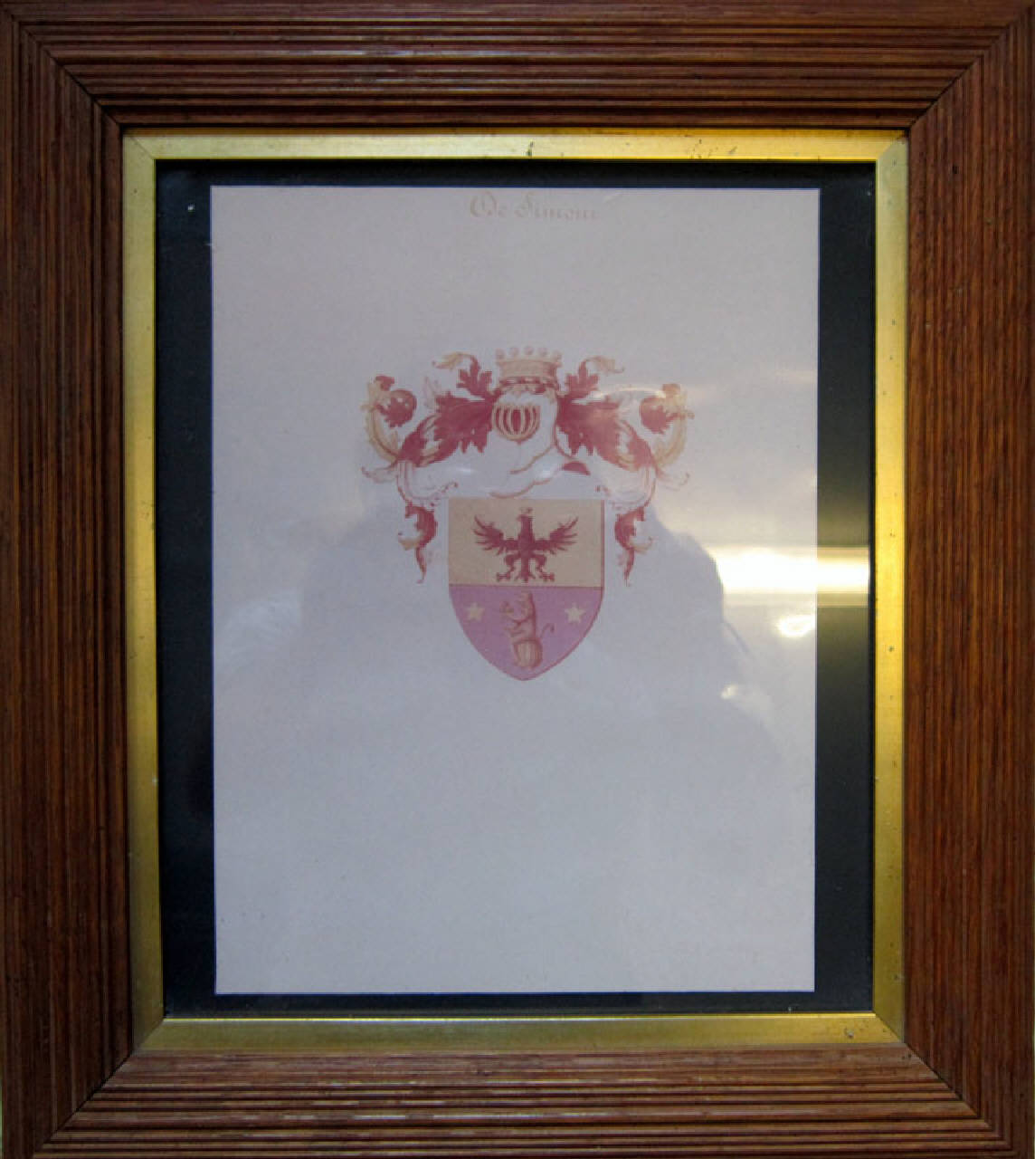 stemma famiglia De Simoni (stemma) - produzione italiana (sec. XX)