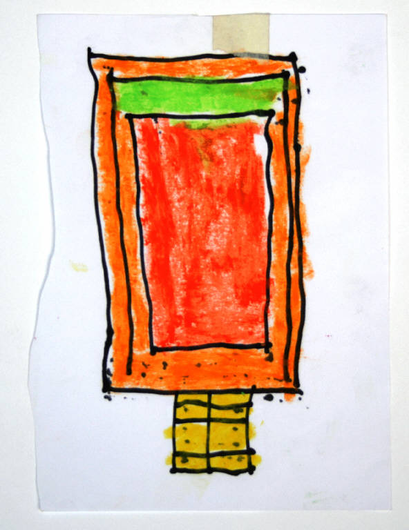 Composizione di forme geometriche (disegno) di Crudele, Savino - arte di relazione (sec. XXI)