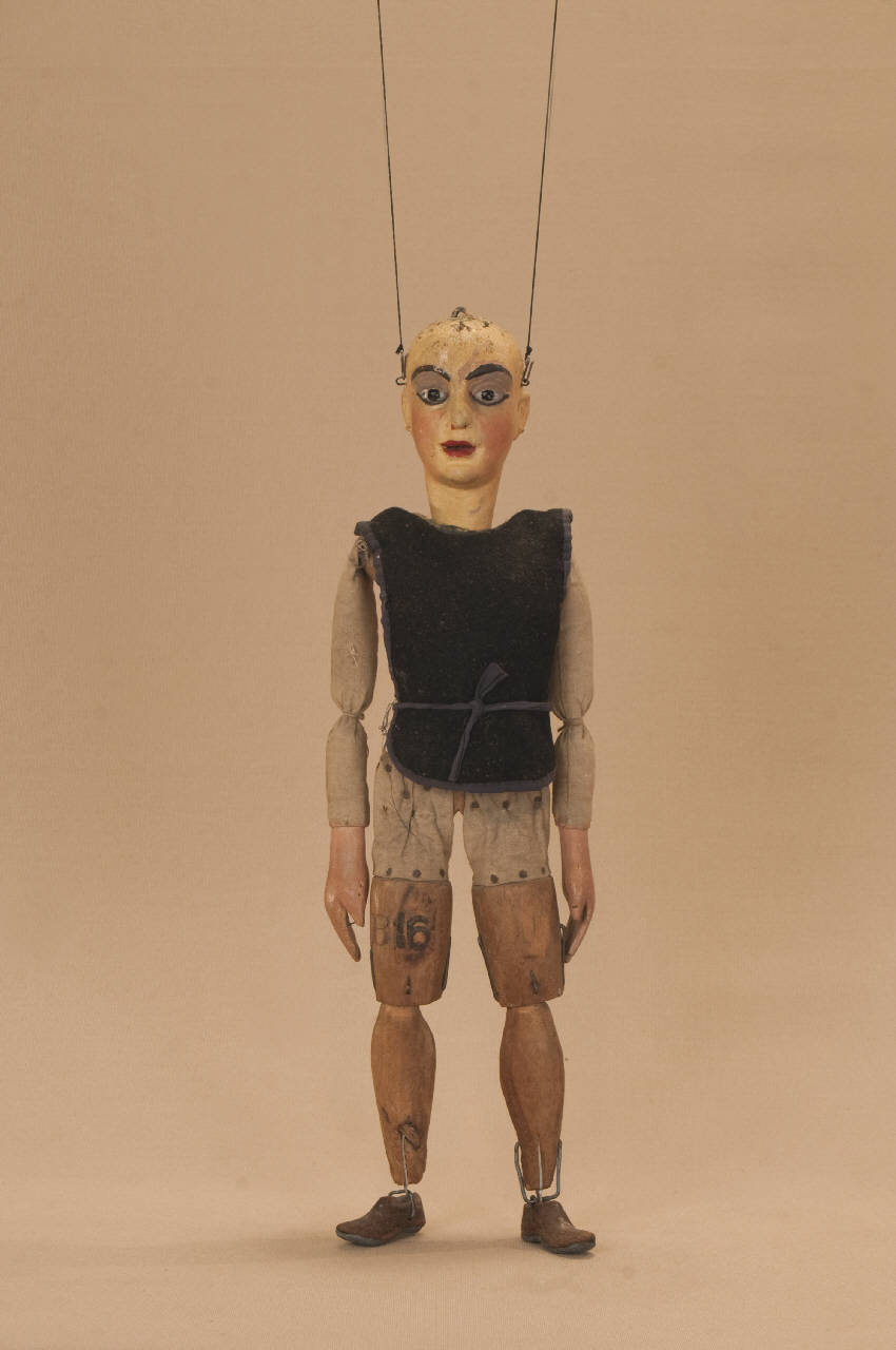 Bambino mendicante (marionetta) - ambito Italia settentrionale (ultimo quarto sec. XIX)