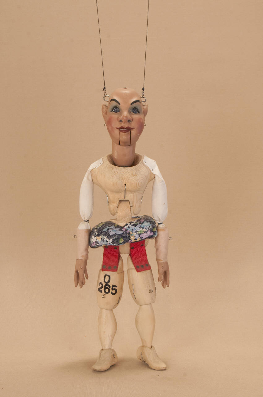 Zibettina (marionetta) di Citterio, Franco - ambito milanese (inizio sec. XXI)