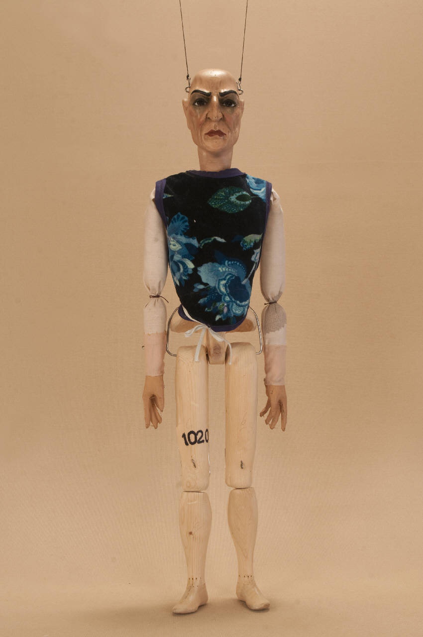 Dante (marionetta) di Citterio, Franco - ambito milanese (inizio sec. XXI)