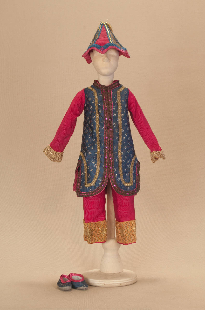 Schiavo Corteo Magico (abito di marionetta) di Monti, Eugenio; Associazione Grupporiani - ambito milanese||ambito milanese (ultimo quarto sec. XX)