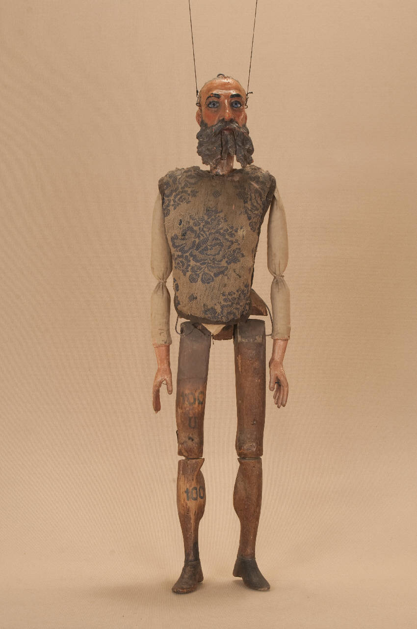 Uomo (marionetta) - ambito Italia settentrionale (seconda metà sec. XIX)