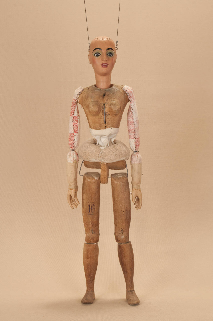 Principessa (marionetta) - ambito Italia settentrionale (seconda metà sec. XIX)