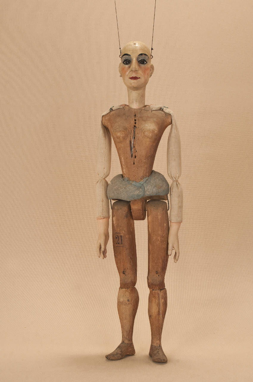 Agnese (marionetta) di Ditta Ardovino - ambito Italia settentrionale (seconda metà sec. XIX)