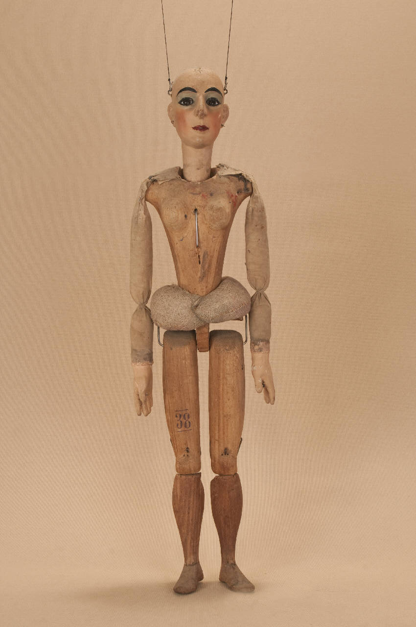 Donna (marionetta) - ambito Italia settentrionale (seconda metà sec. XIX)