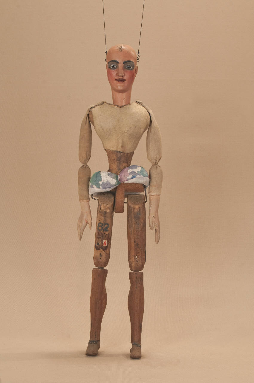 Ragazzina (marionetta) - ambito Italia settentrionale (seconda metà sec. XIX)