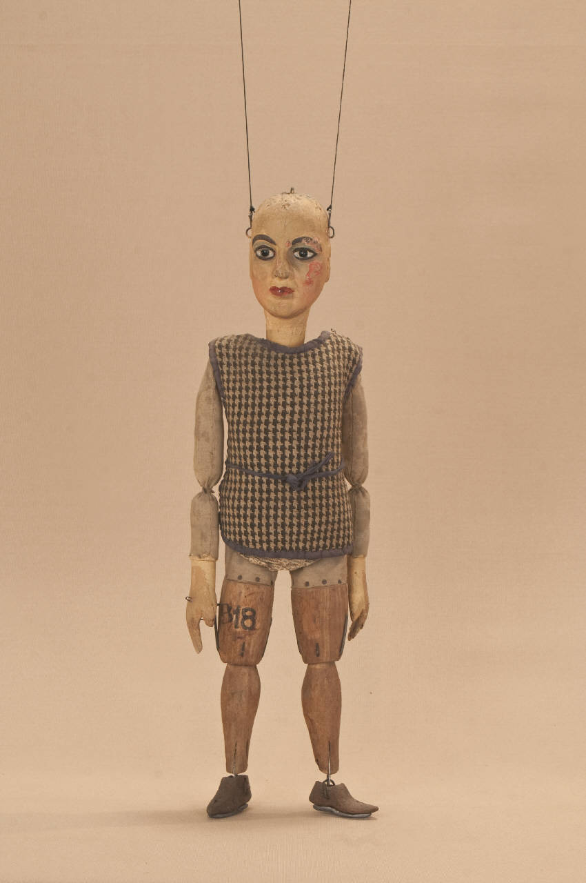 Bambino Mendicante (marionetta) - ambito Italia settentrionale (fine sec. XIX)